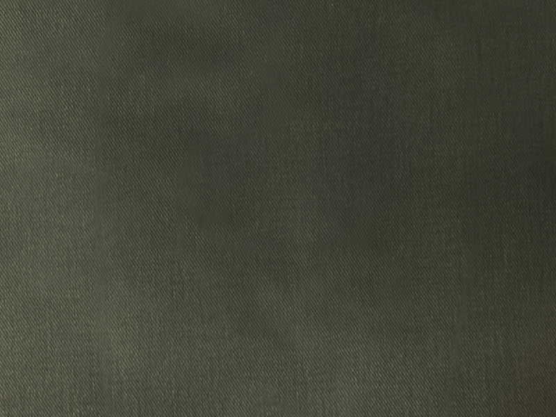 Green-Gray 11 oz. Cotton Solid Brushed Face Bull Denim Woven Fabric