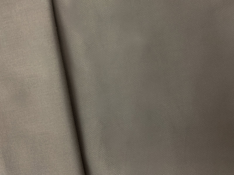 Taupe Gray 11 oz. Cotton Brushed Face Bull Denim Woven Fabric