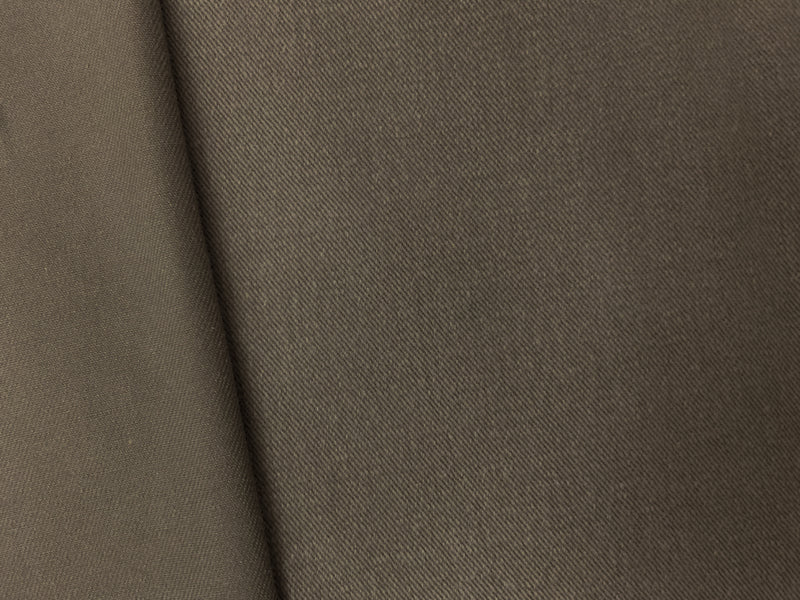 Brown-Gray 11 oz. Cotton Brushed Face Bull Denim Woven Fabric