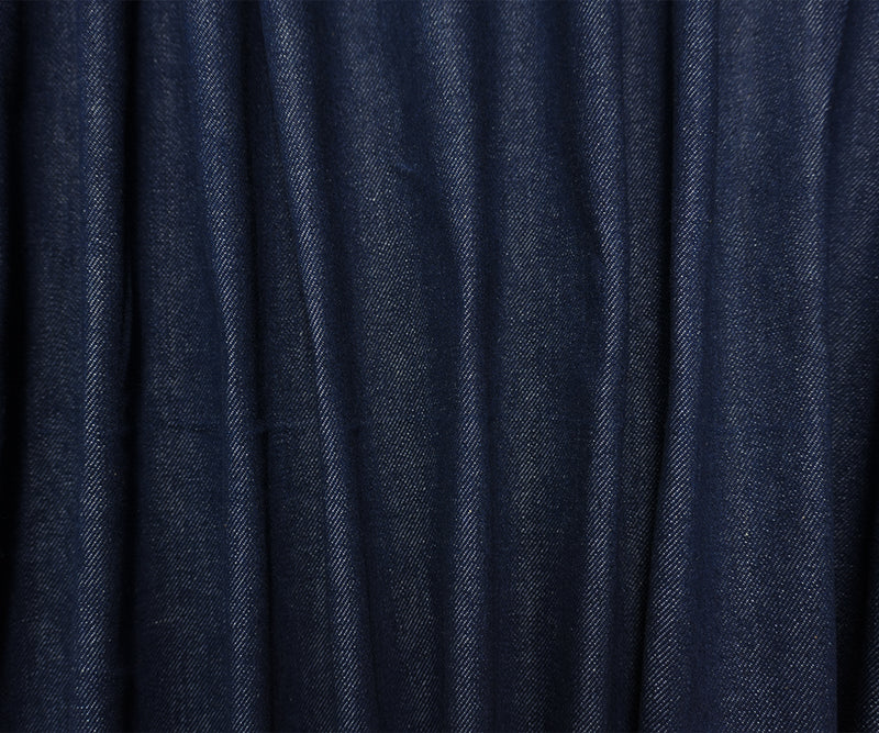 Dark Navy Blue 13 oz. Cotton Twill Denim Woven Fabric