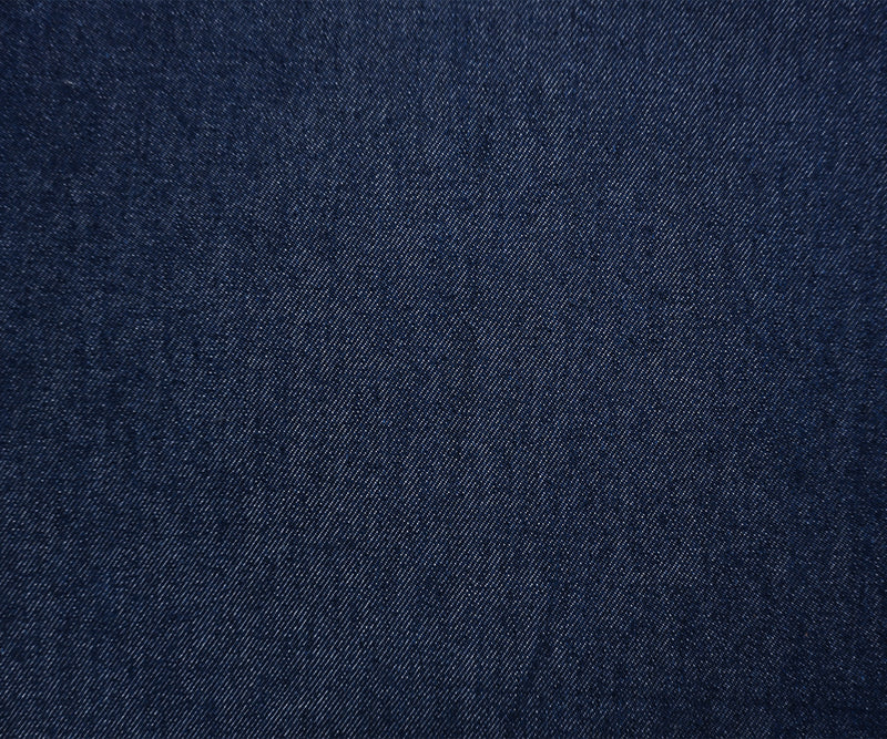 Deep Blue Washed 12 oz. Cotton Denim Twill Woven Fabric