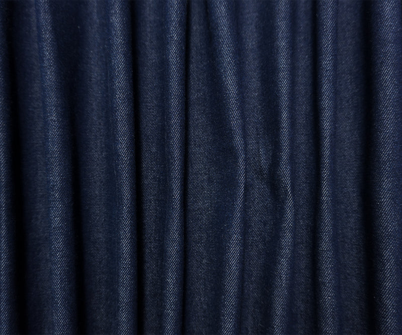 Dark Navy 10 oz. Cotton Denim Twill Woven Fabric