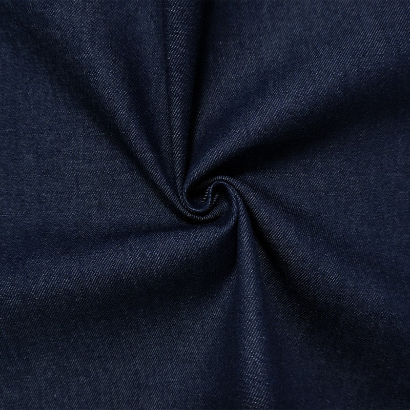 Dark Navy 10 oz. Cotton Denim Twill Woven Fabric