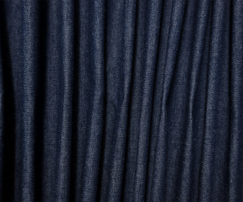 Deep Blue 9 oz. Cotton Denim Twill Woven Fabric