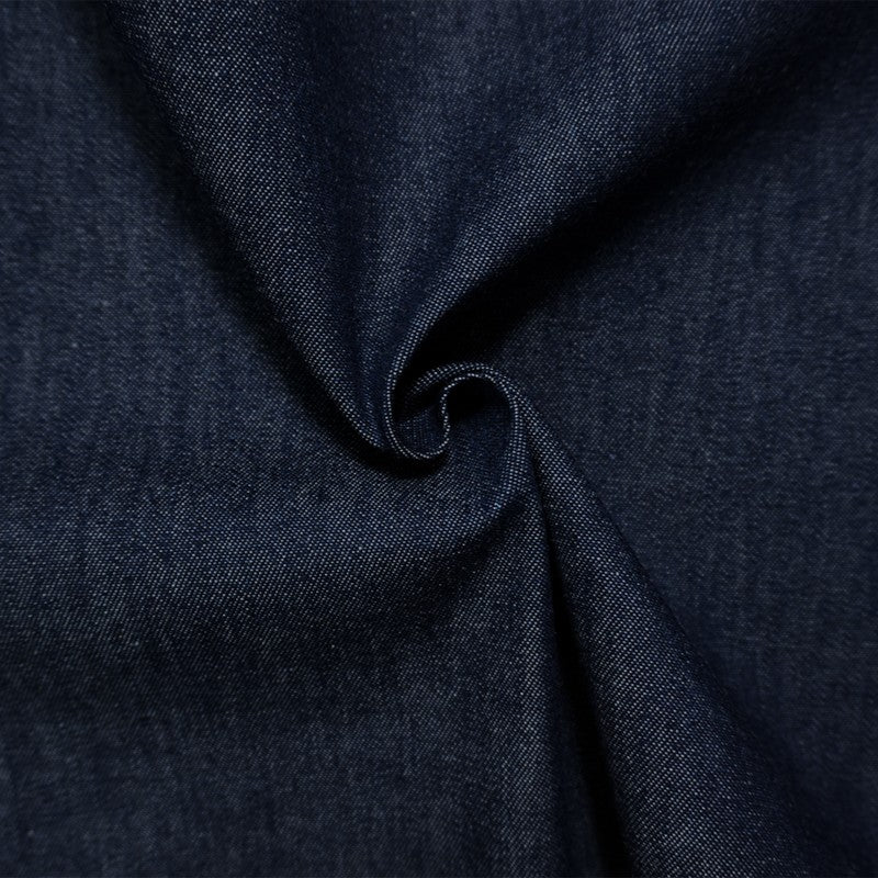 Deep Blue 9 oz. Cotton Denim Twill Woven Fabric