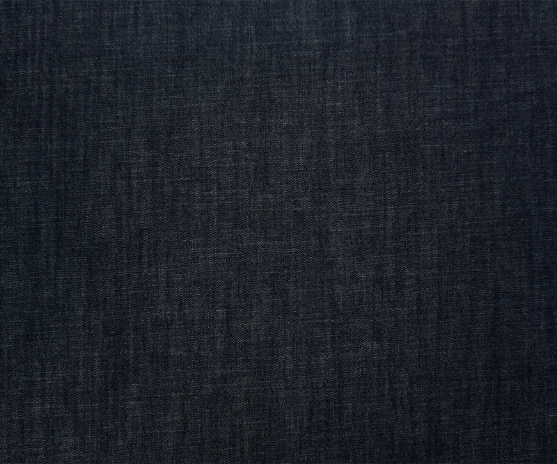 Midnight Navy Blue 9 oz. Cotton Slub Twill Denim Woven Fabric