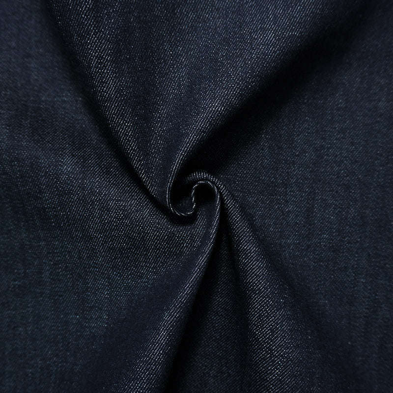 Deep Navy 11 oz. Cotton Twill Denim Woven Fabric