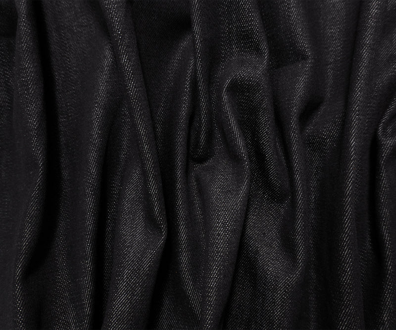 Midnight Navy 12 oz. Cotton Twill Japanese Selvedge Denim Fabric