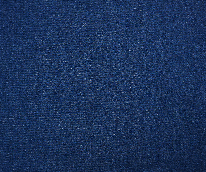 Deep Indigo 14 oz. Washed Cotton Twill Denim Woven Fabric