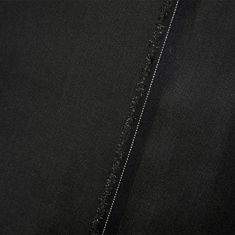 Black 9.25 oz. Candiani Organic Cotton Stretch Twill Denim Fabric