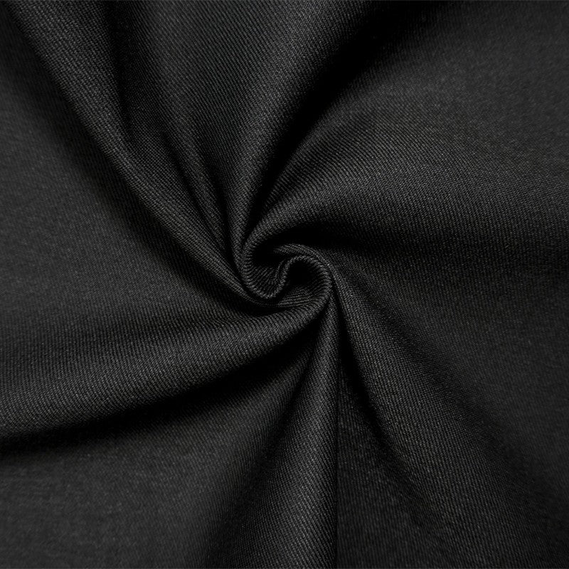 Black 9.25 oz. Candiani Organic Cotton Stretch Twill Denim Fabric