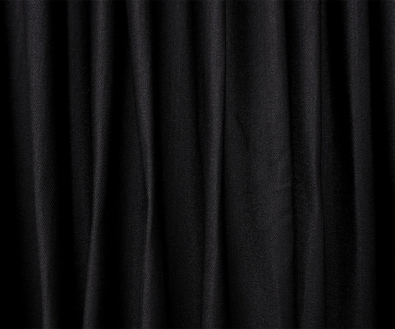 Night Black 9.5 oz. Candiani Cotton Blend Stretch Denim Fabric