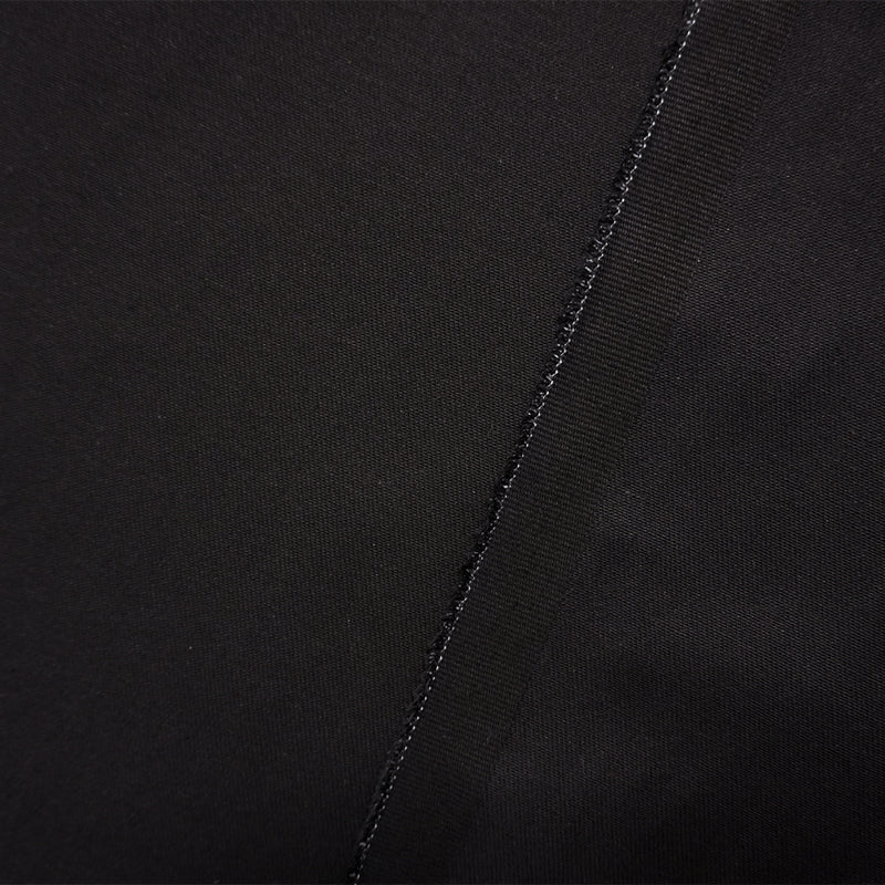 Black 8 oz. Candiani Cotton Stretch Denim Twill Woven Fabric