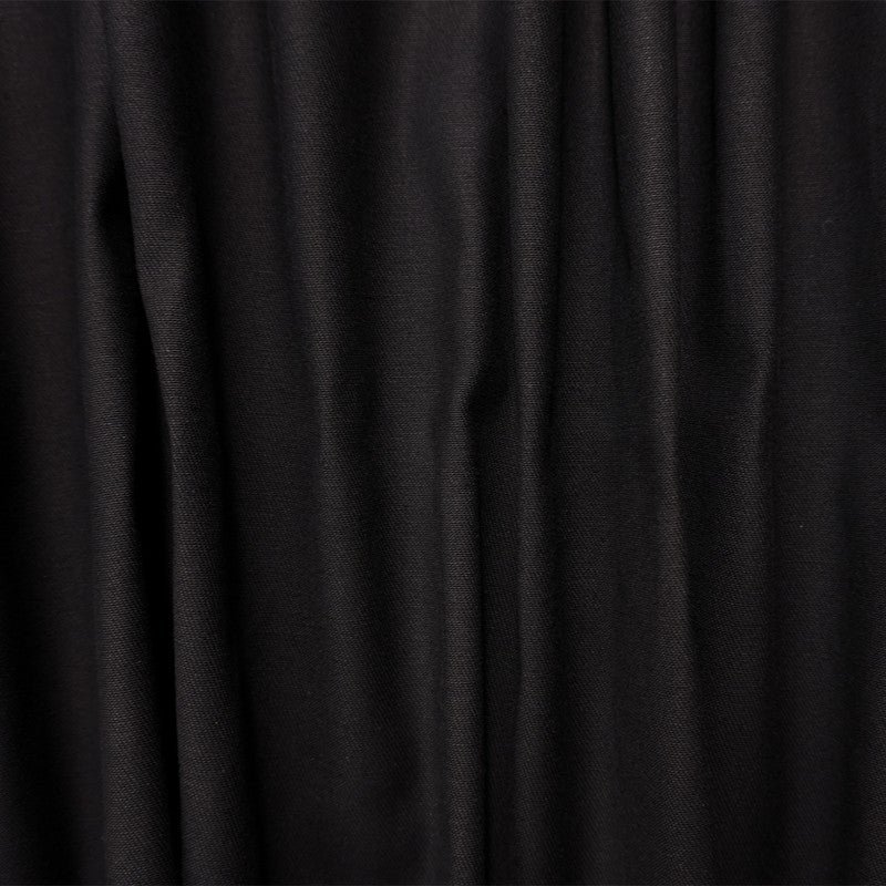 Black 8 oz. Candiani Cotton Stretch Denim Twill Woven Fabric