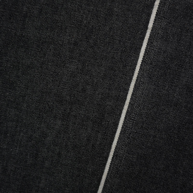Black 11 oz. Kaihara Cotton Japanese Stretch Denim Twill Woven Fabric