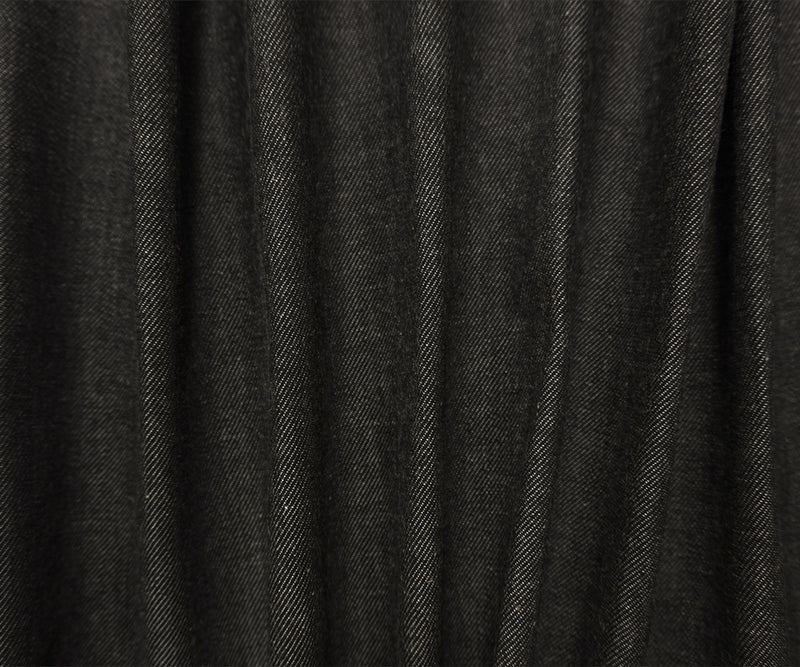 Black 10 oz. Cotton Stretch Japanese Selvedge Denim Fabric