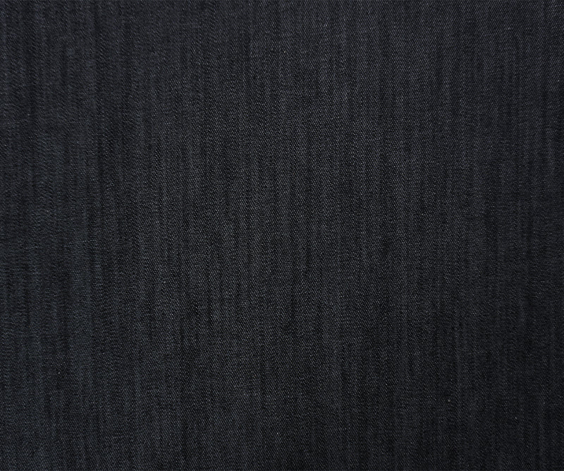 Black 8.5 oz. Candiani Cotton Blend Twill Denim Woven Fabric