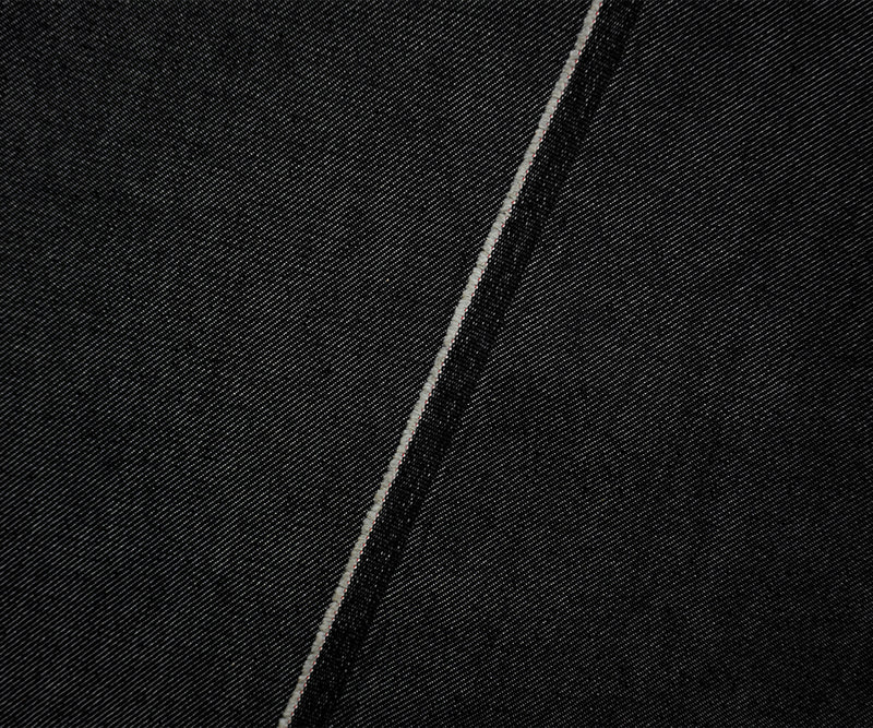 Black 11 oz. Famous Denim Co. Cotton-Modal Blend Denim Fabric