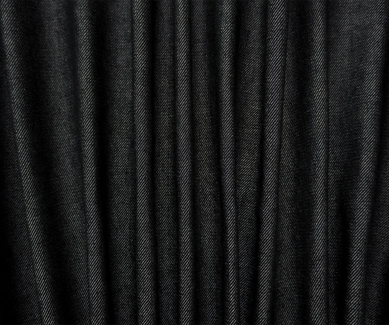 Black 11 oz. Famous Denim Co. Cotton-Modal Blend Denim Fabric