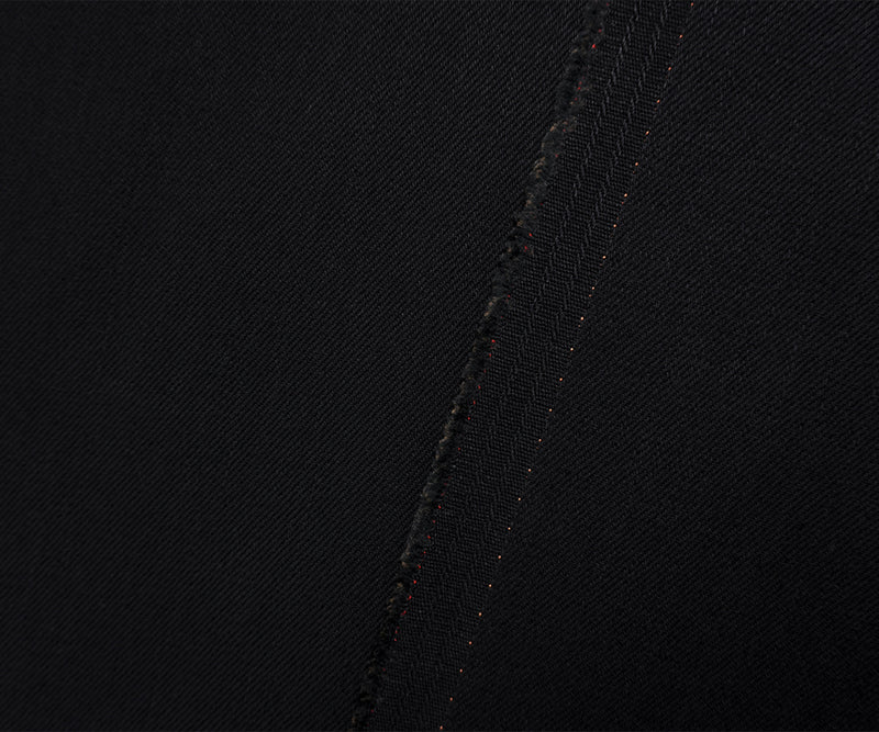 Black 12 oz. Cotton Stretch Denim Twill Woven Fabric
