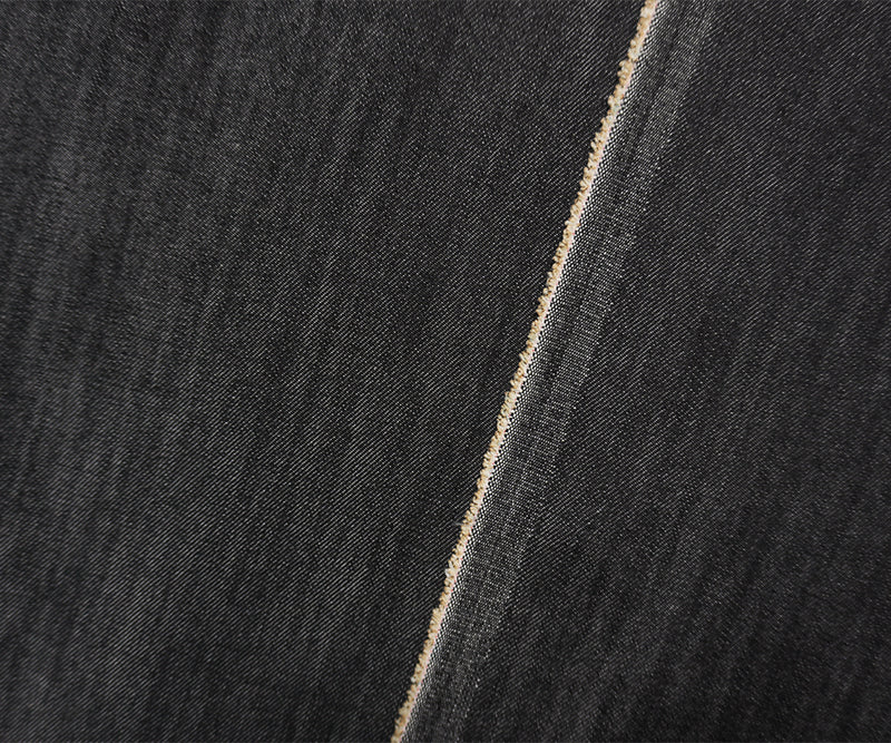 Night Black 11 oz. Cotton Blend Stretch Twill Denim Woven Fabric