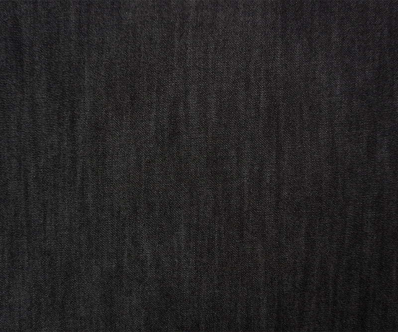 Night Black 11 oz. Cotton Blend Stretch Twill Denim Woven Fabric