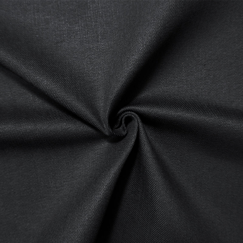Black 13 oz. Cotton Blend Stretch Twill Denim Woven Fabric