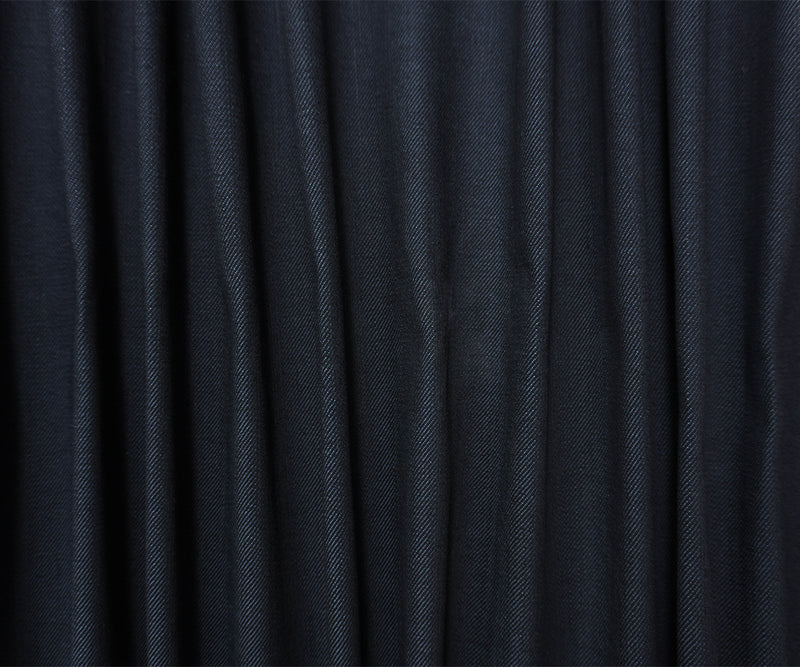 Black Indigo 9.5 oz. Cotton Stretch Twill Denim Woven Fabric