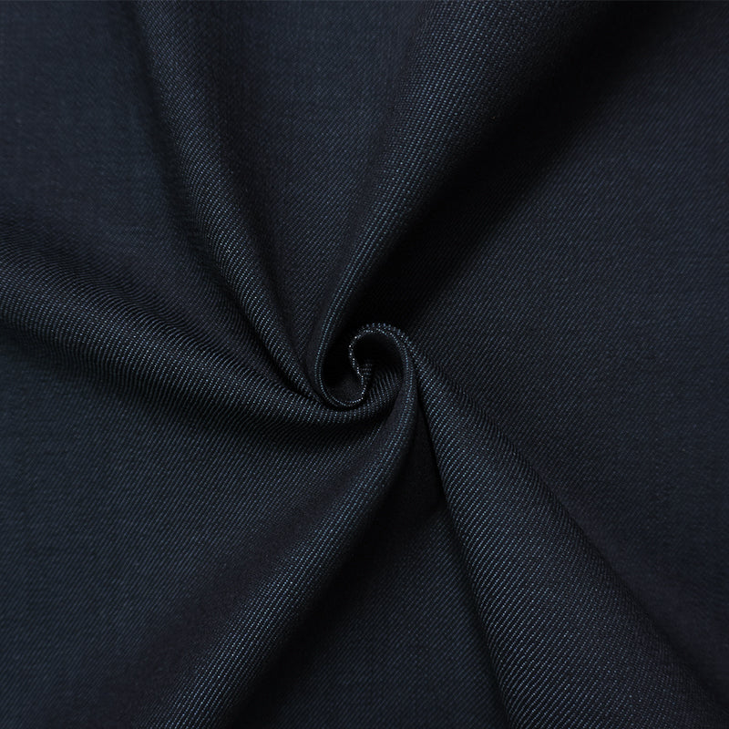 Black Indigo 9.5 oz. Cotton Stretch Twill Denim Woven Fabric