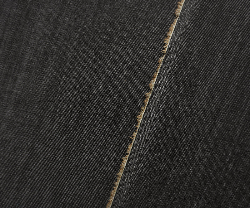 Night Black 9.5 oz. Cotton-Rayon-Modal Stretch Twill Denim Fabric