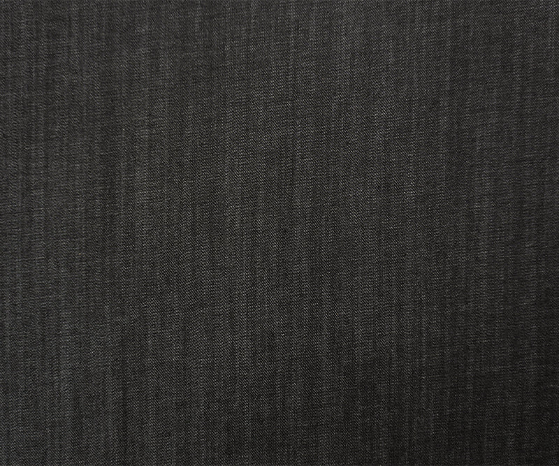 Night Black 9.5 oz. Cotton-Rayon-Modal Stretch Twill Denim Fabric