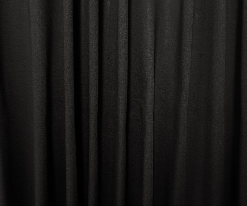 Black 12 oz. CLY Blend Stretch Solid Twill Woven Fabric