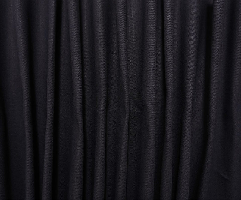 Night Black 10 oz. Cotton Blend Stretch Twill Woven Denim Fabric