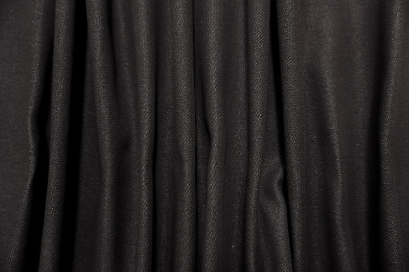 Black 11 oz. Famous Denim Co. Cotton Blend Stretch Denim Fabric