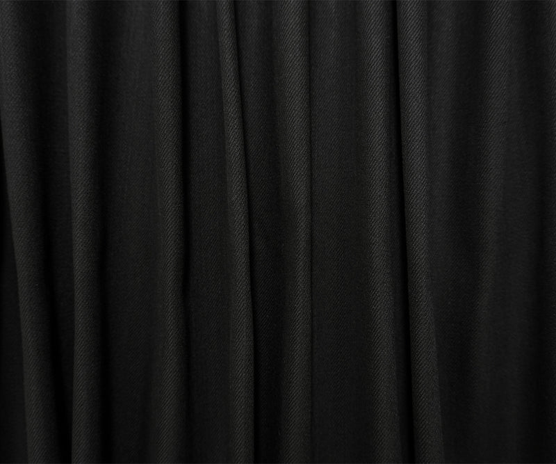 Black 10 oz. Famous Denim Co. Organic Cotton Blend Denim Fabric