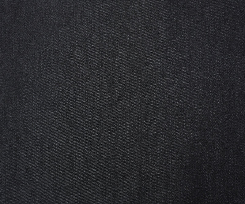 Black 8 oz. Cotton Stretch Denim Twill Woven Fabric