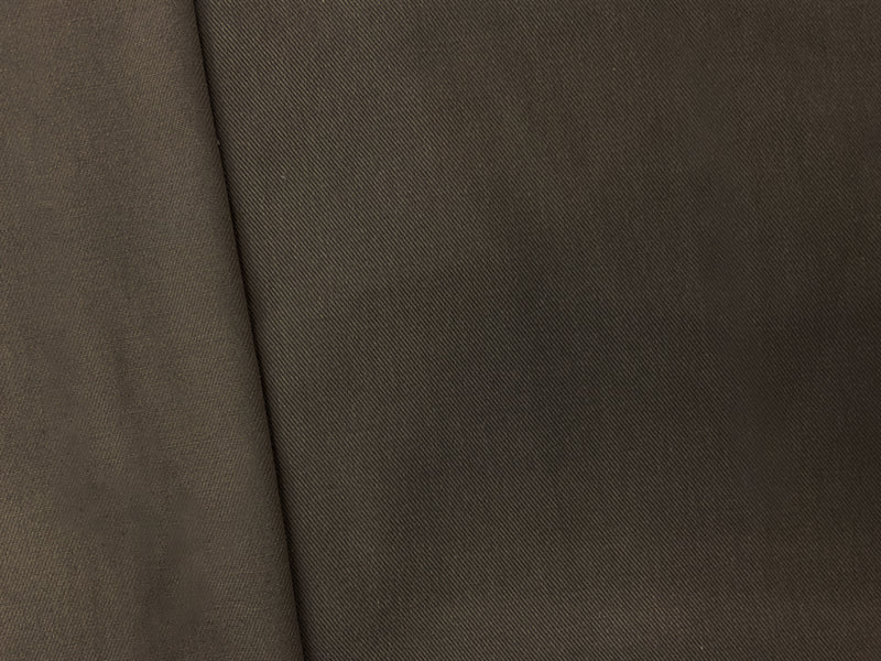 Dark Brown 11 oz. Cotton Brushed Face Bull Denim Woven Fabric