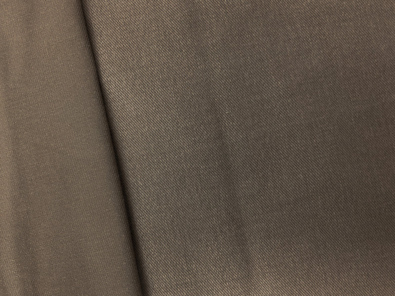 Brown 10 oz. Cotton Brushed Face Bull Denim Woven Fabric