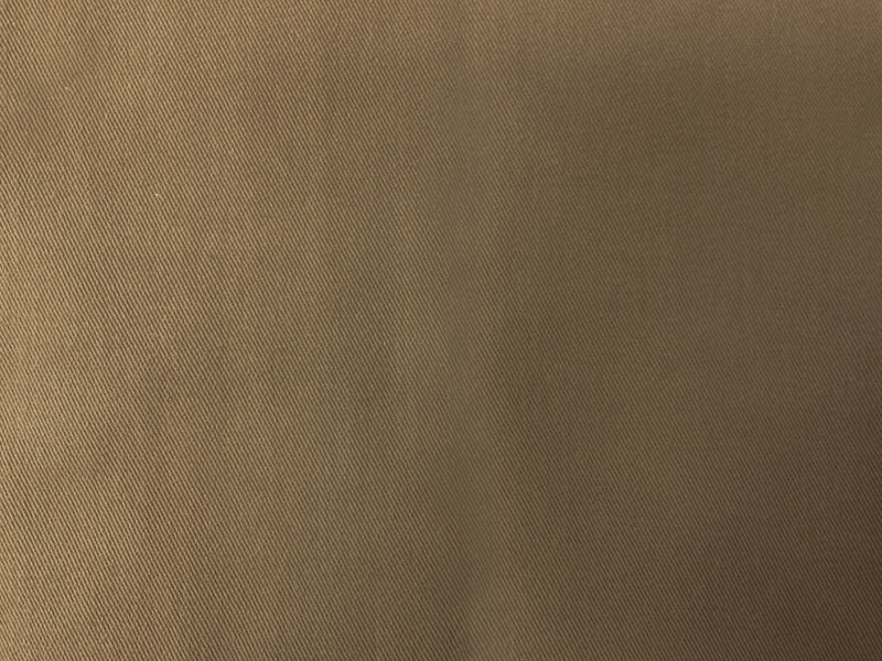 Brown 11 oz. Cotton Brushed Face Bull Denim Woven Fabric