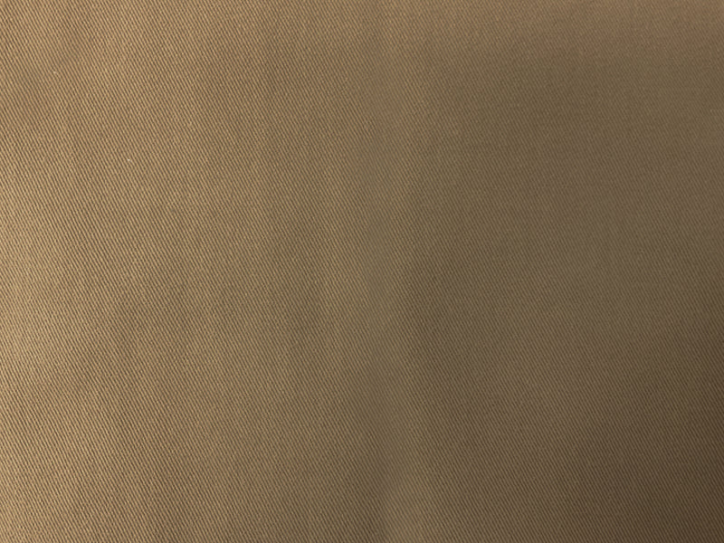 Brown 11 oz. Cotton Brushed Face Bull Denim Woven Fabric