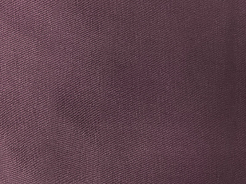 Purple 11 oz. Cotton Brushed Face Twill Bull Denim Woven Fabric