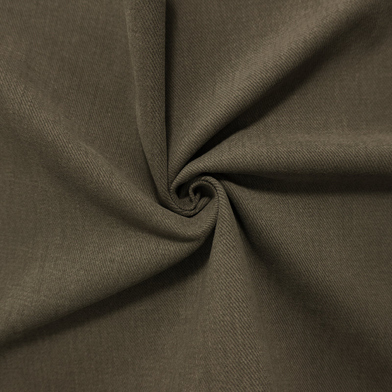 Army Green 11 oz. Cotton Brushed Face Twill Denim Woven Fabric