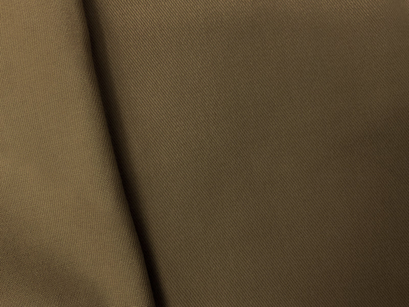 Brown 11 oz. Cotton Brushed Face Bull Denim Woven Fabric
