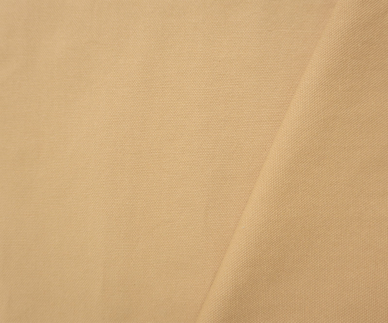 Warm Beige Cotton Solid Canvas Woven Fabric