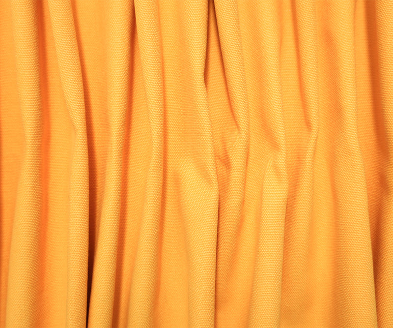 Yellow Cotton Solid Canvas Woven Fabric
