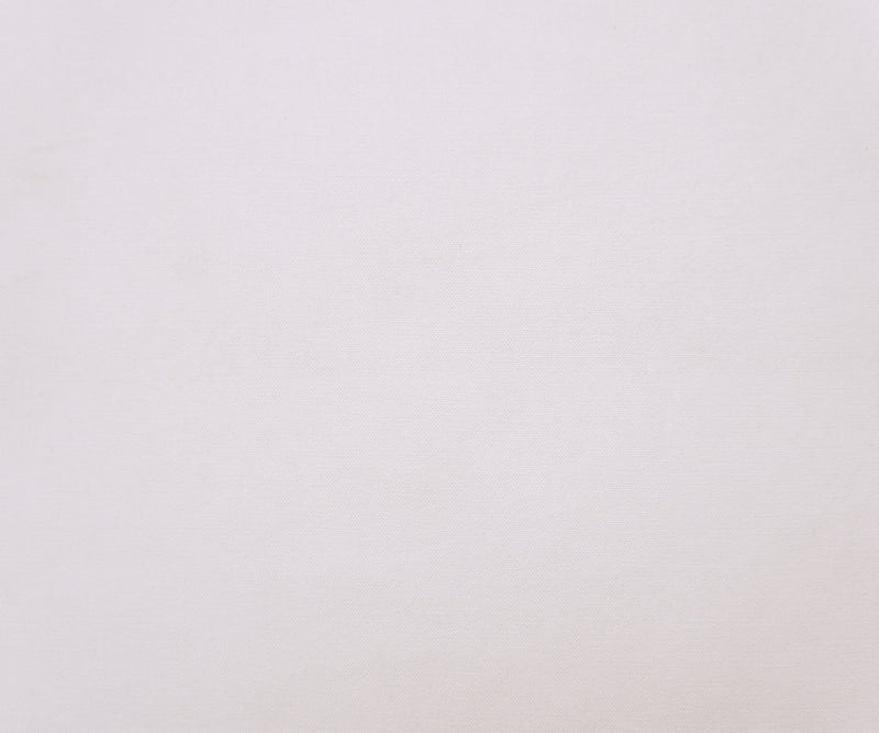 White Cotton Solid Canvas Woven Fabric