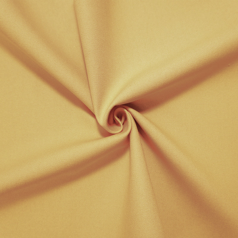 Yellow Cotton Solid Canvas Woven Fabric