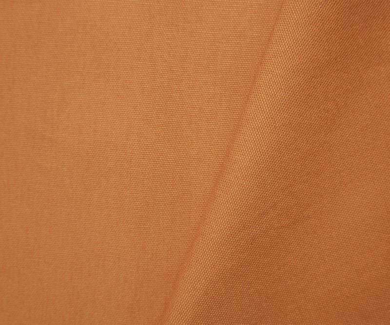 Orange Cotton Solid Canvas Woven Fabric