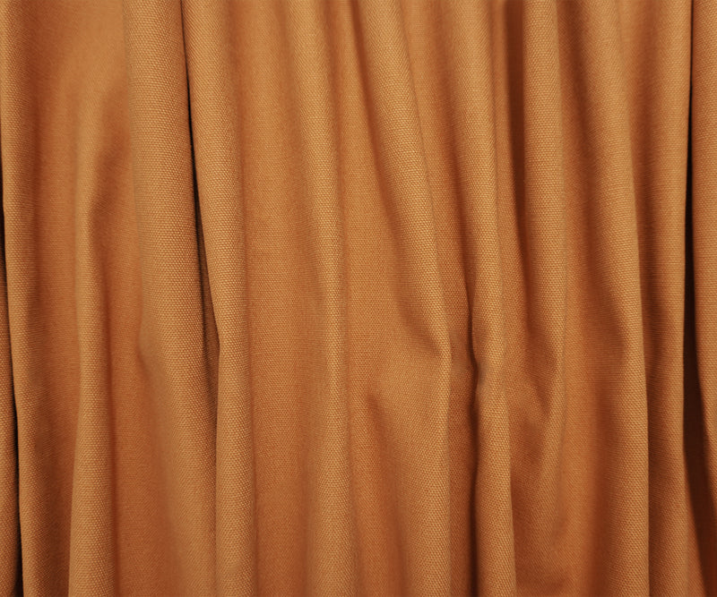 Orange Cotton Solid Canvas Woven Fabric