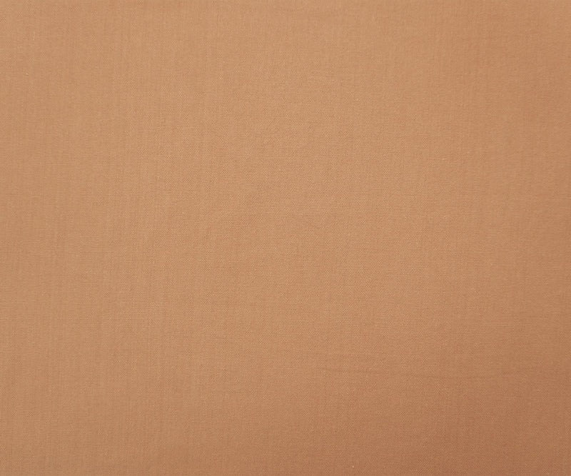 Muted Orange Cotton Solid Washed Canvas Woven Fabric